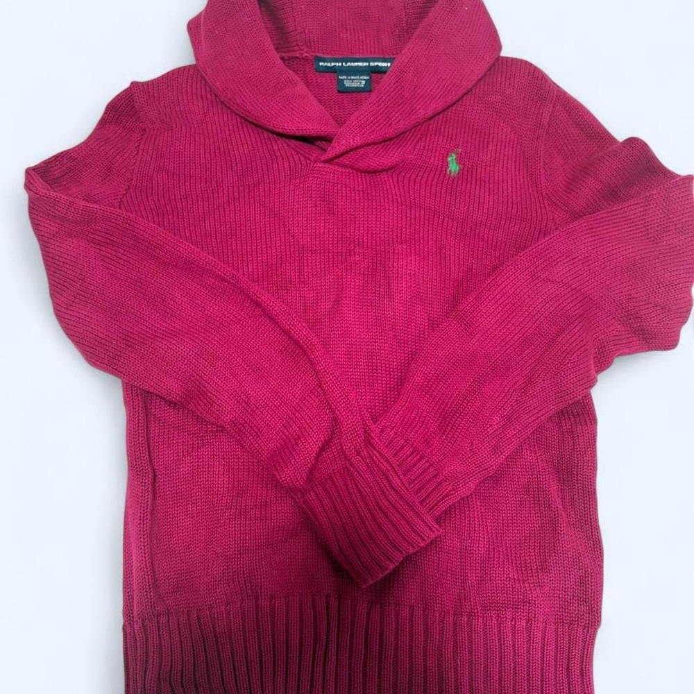Polo by Ralph Lauren Women's vintage V-Neck Pink Sweater